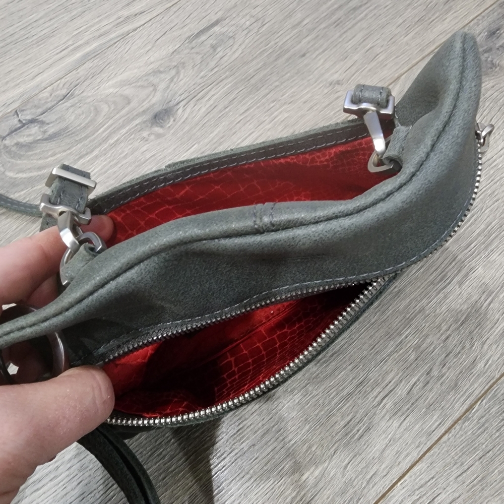 Hammitt Original Nash Grey Leather Bag - Picture 12 of 16